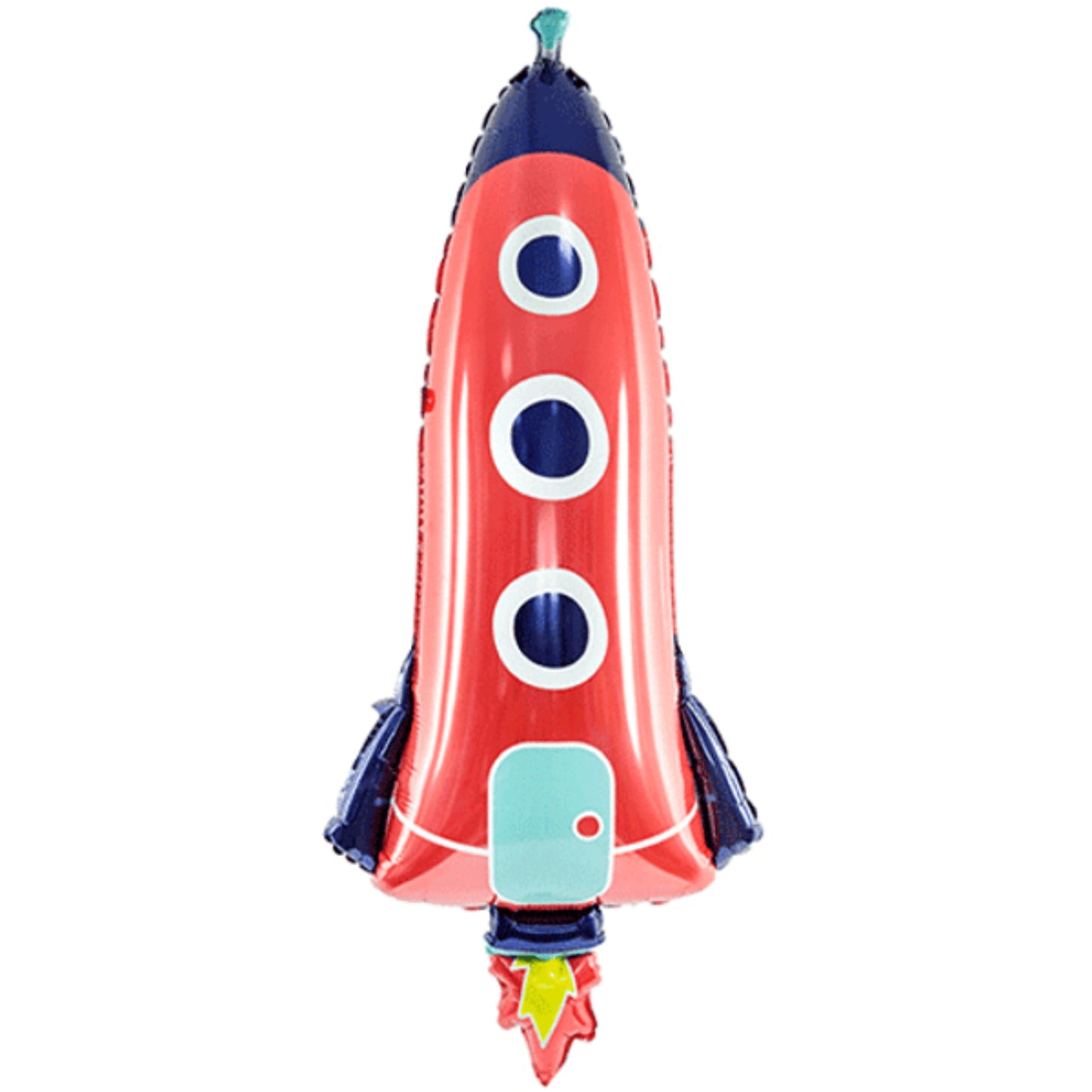 45"/ 114cm ROCKET SHIP SUPERSHAPE FOIL BALLOON