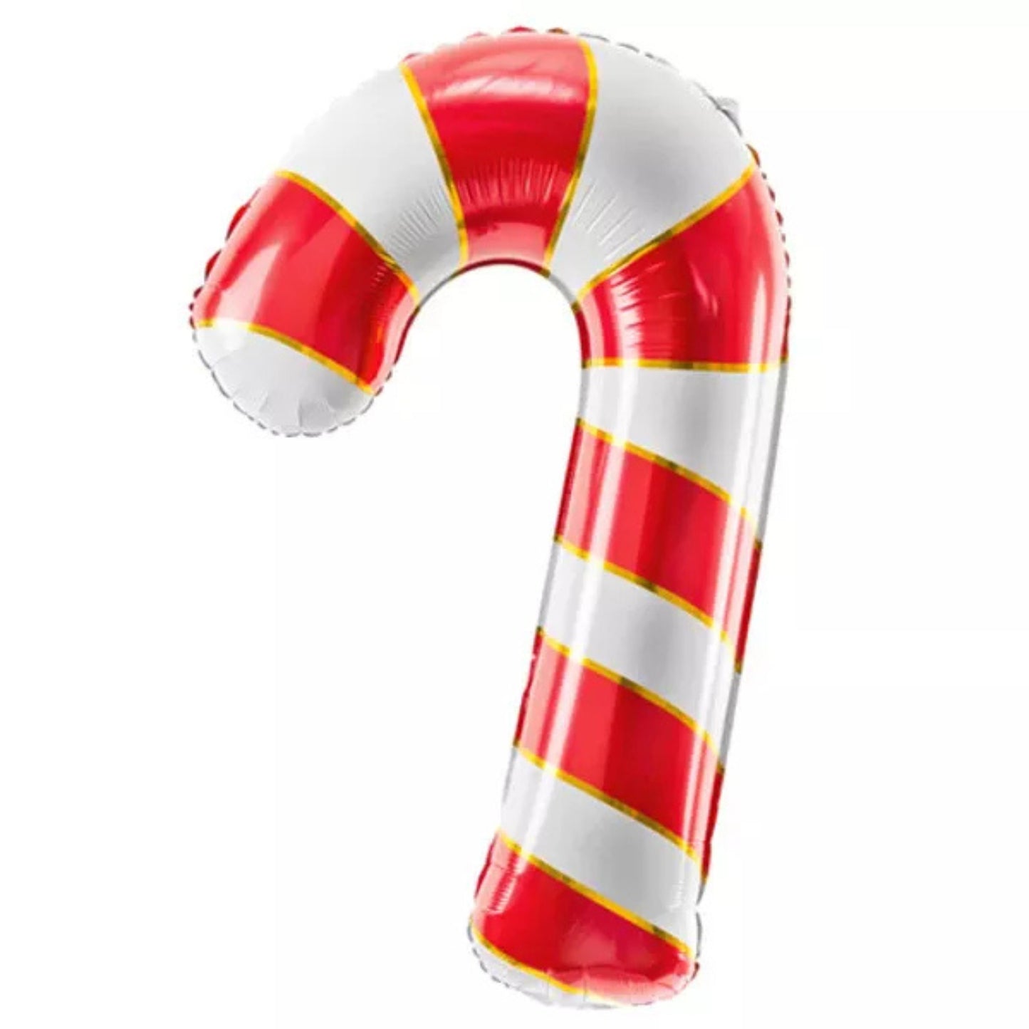 32"/ 81cm CANDY CANE SUPERSHAPE FOIL BALLOON