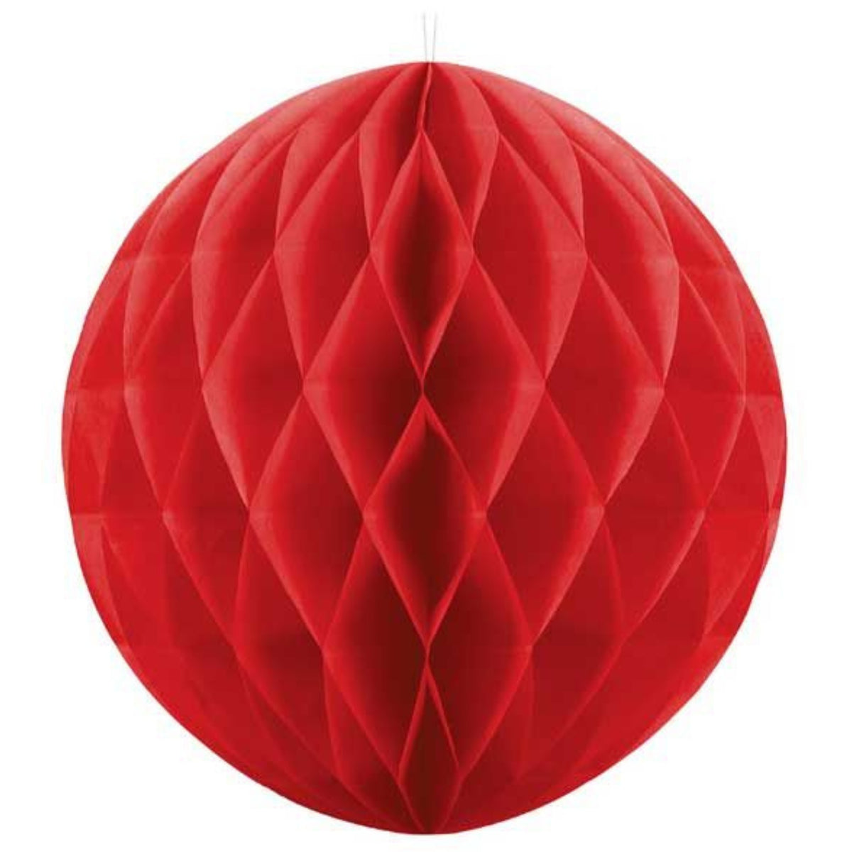 30cm RED HONEYCOMB BALL