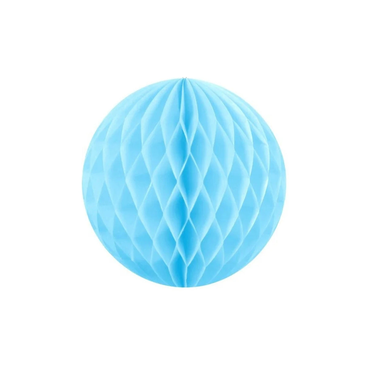 10cm POWDER BLUE HONEYCOMB BALL