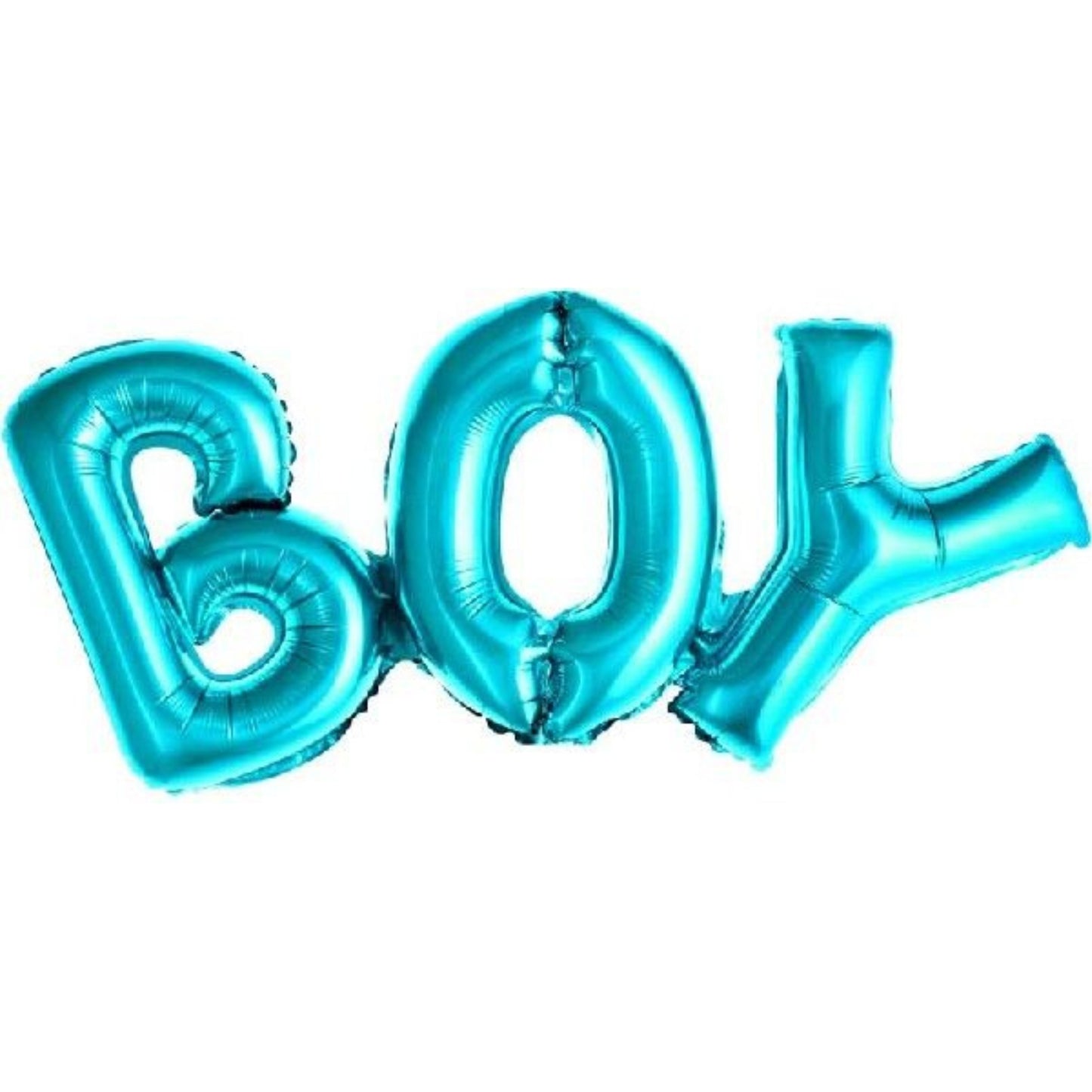 26"/ 67cm BLUE BOY PHRASE AIR FILL FOIL BALLOON KIT FOIL BALLOON