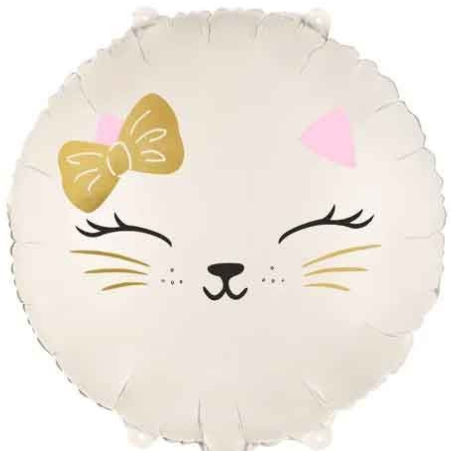 18"/ 46cm CUTE CAT ROUND FOIL BALLOON