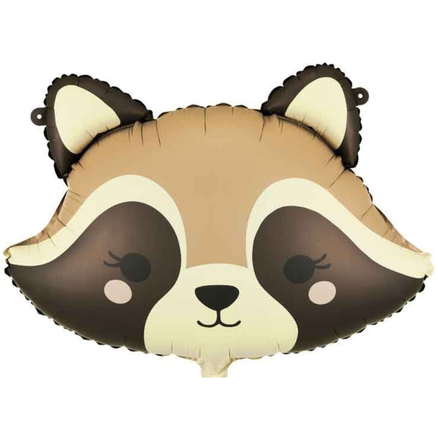 23"/ 59cm RACCOON HEAD SUPERSHAPE FOIL BALLOON