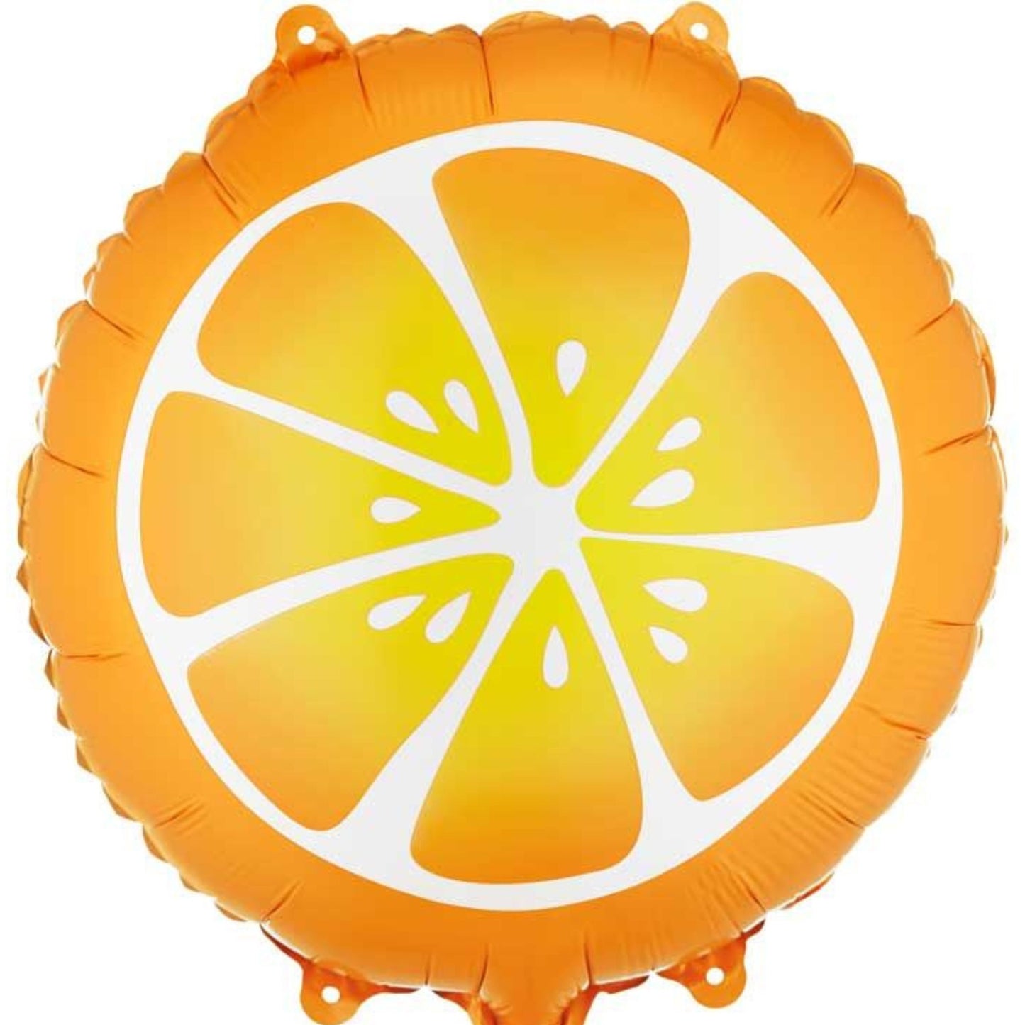 18"/ 46cm SLICED ORANGE ROUND FOIL BALLOON