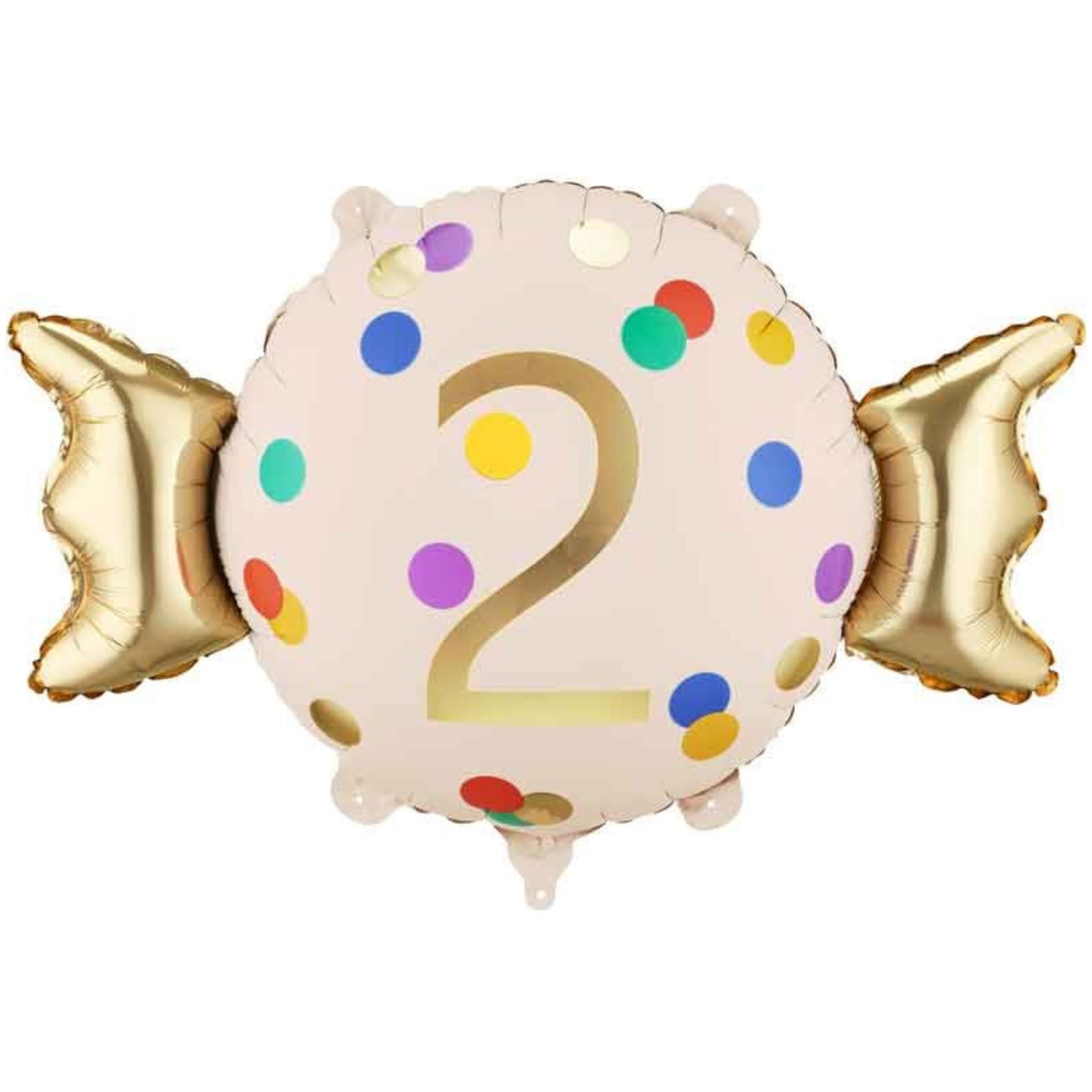 24"/ 61cm CANDY SWEET ''2'' SHAPED FOIL BALLOON