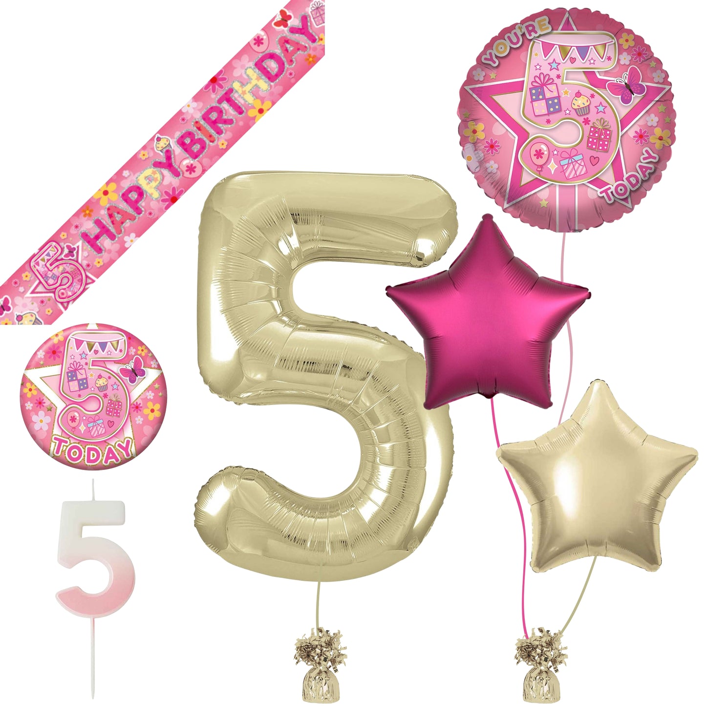 5TH BIRTHDAY GIRL BUNDLE