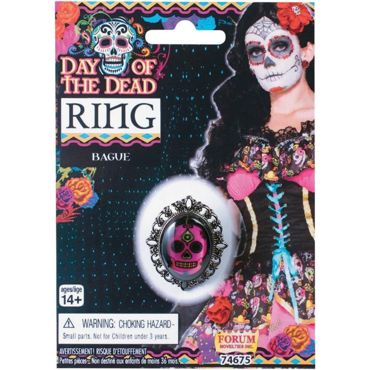 DAY OF THE DEAD MULTICOLOR RING