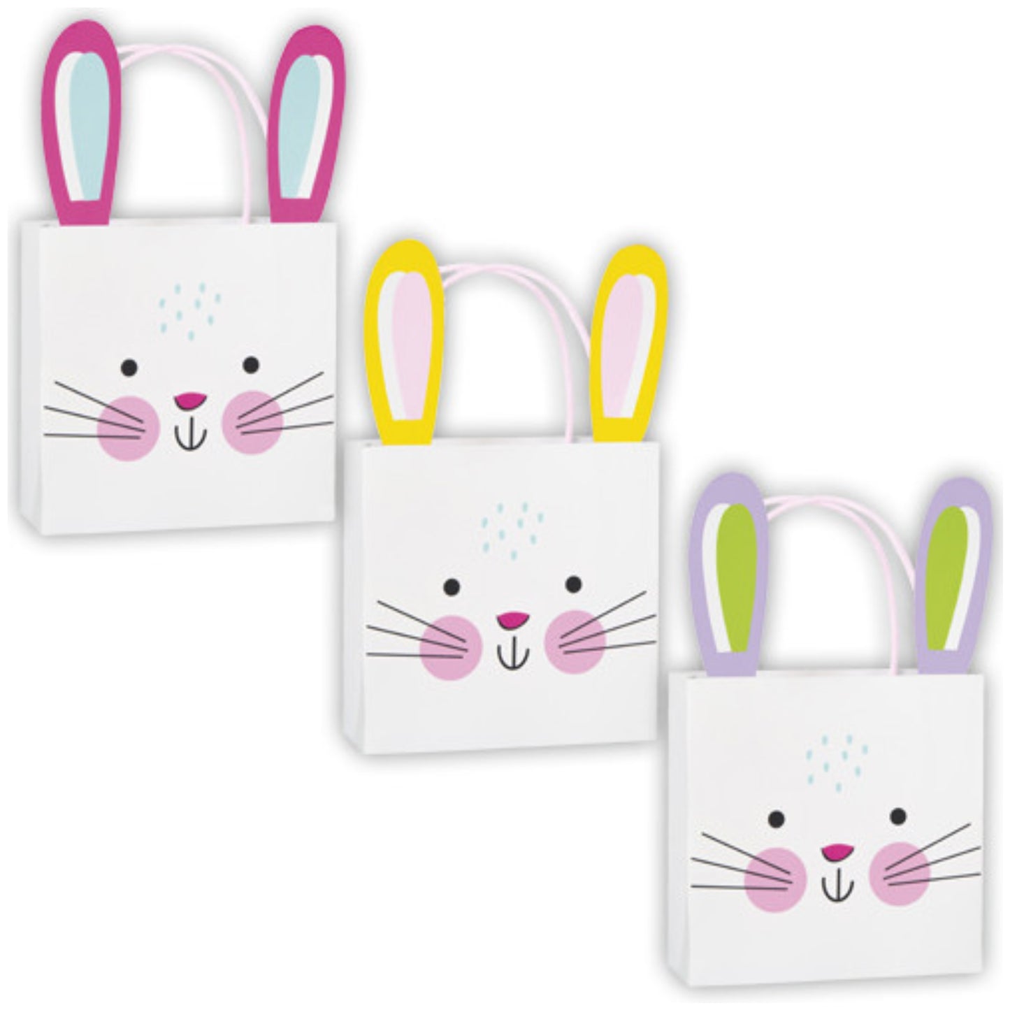 EASTER BUNNY EARS TREAT BAG (3 PACK)