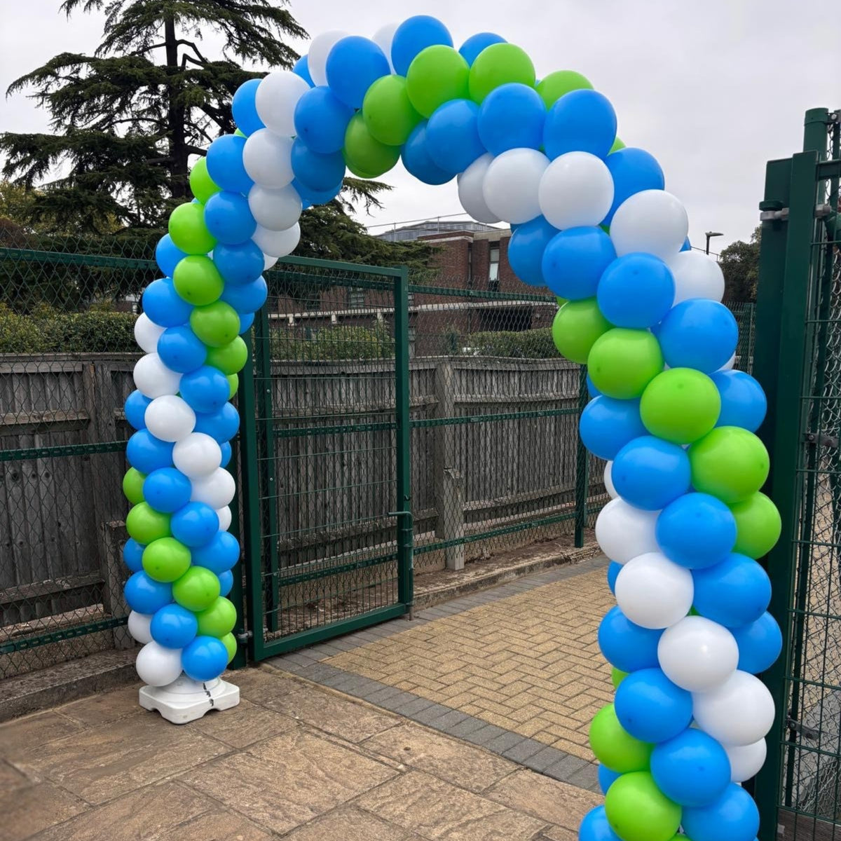 Blue, Green & White