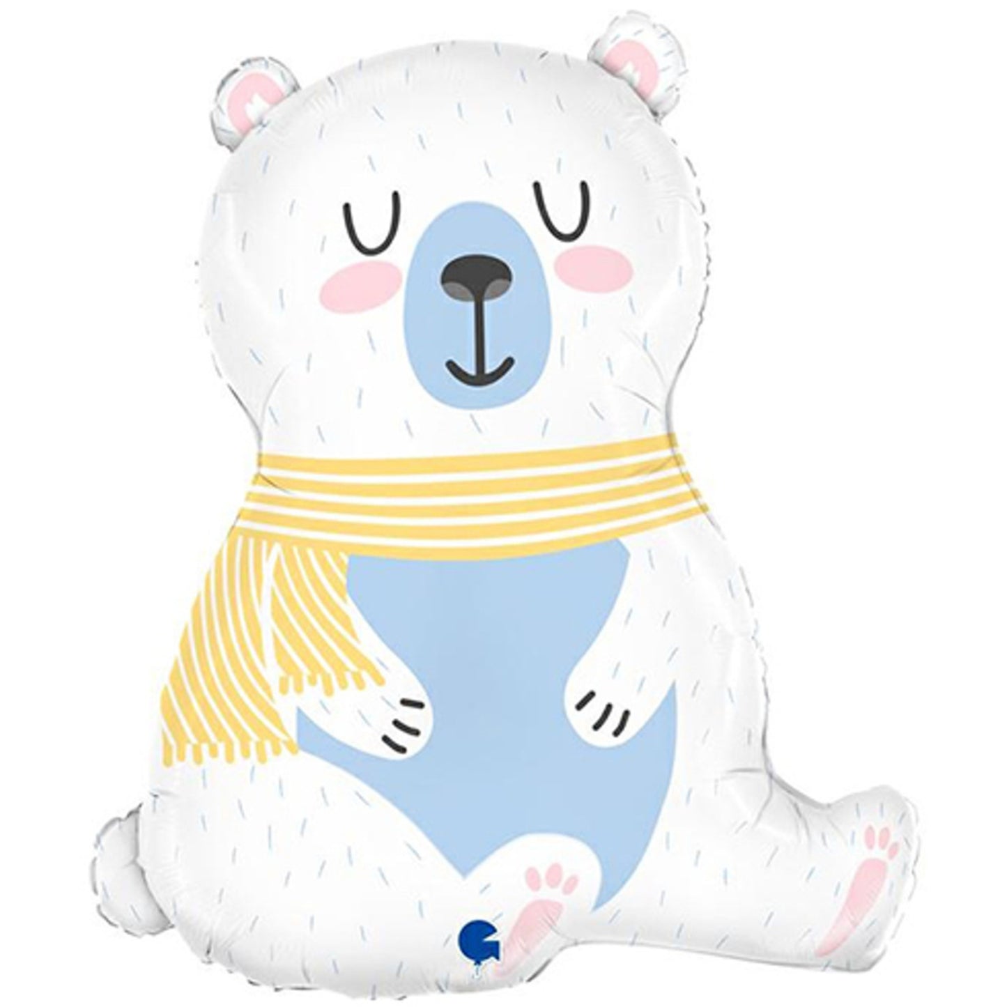 29"/ 74cm POLAR BEAR SUPERSHAPE FOIL BALLOON