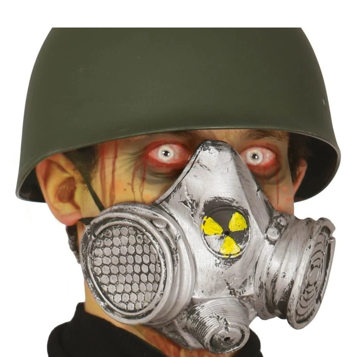 HALLOWEEN GAS MASK FANCY DRESS ACCESSORY