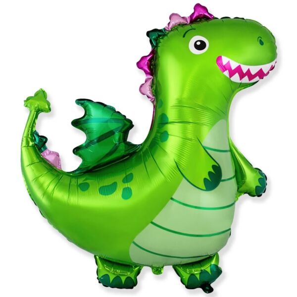 36"/ 92cm GREEN DRAGON SUPERSHAPE FOIL BALLOON