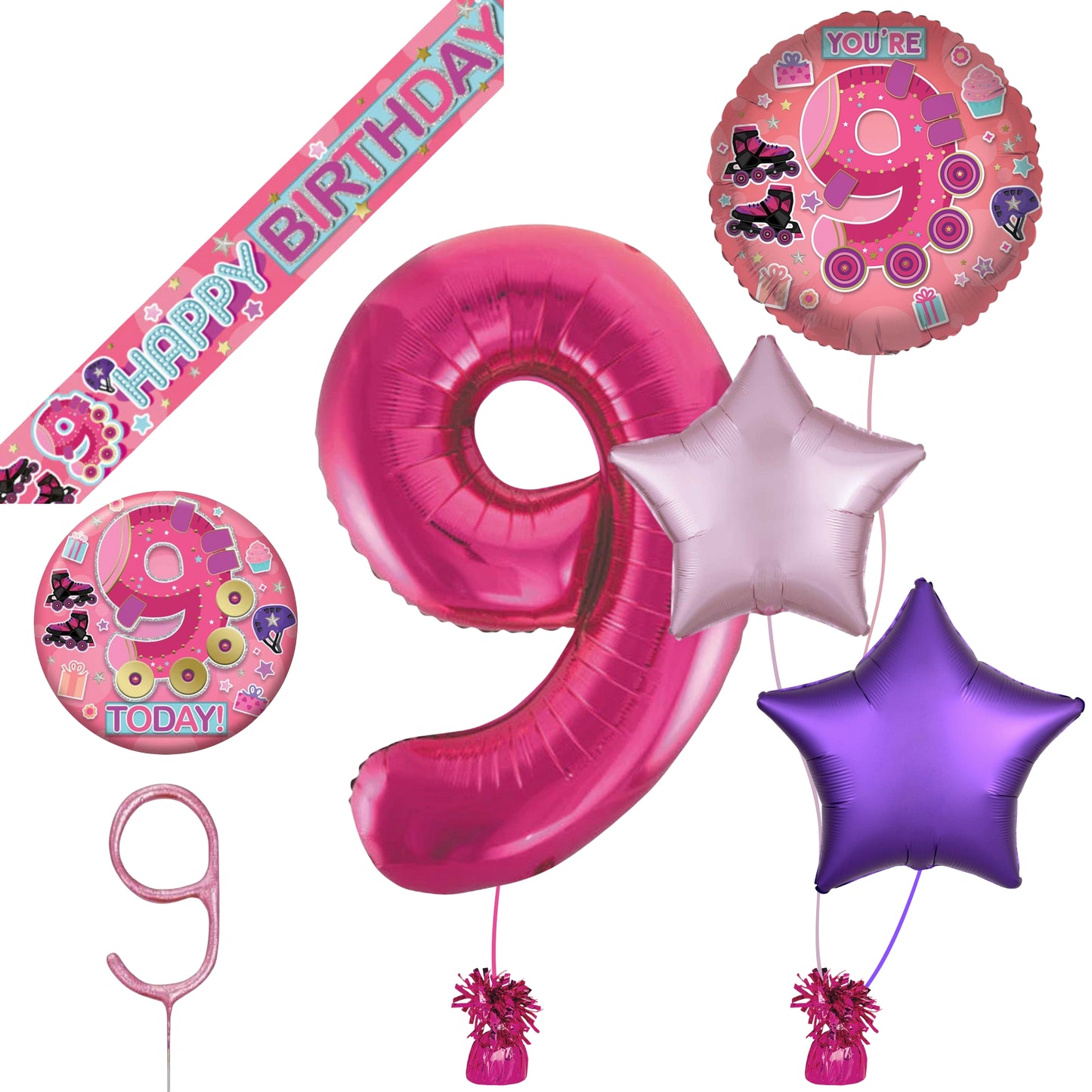 9TH BIRTHDAY GIRL BUNDLE