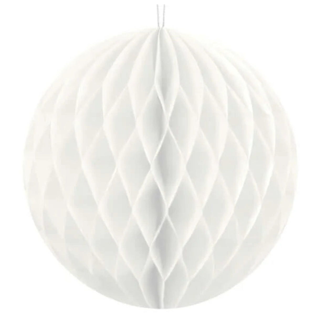 30cm WHITE HONEYCOMB BALL