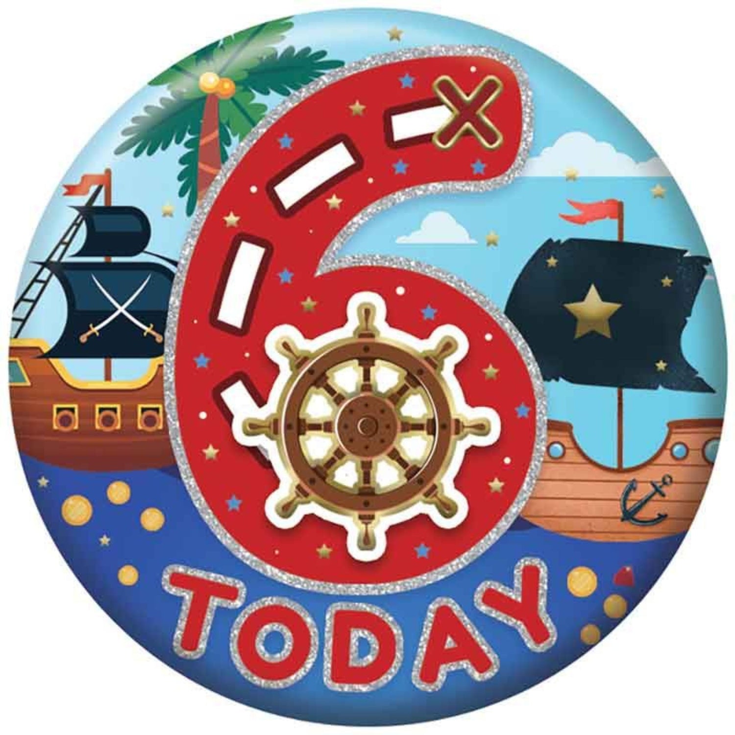 6th Birthday Badges