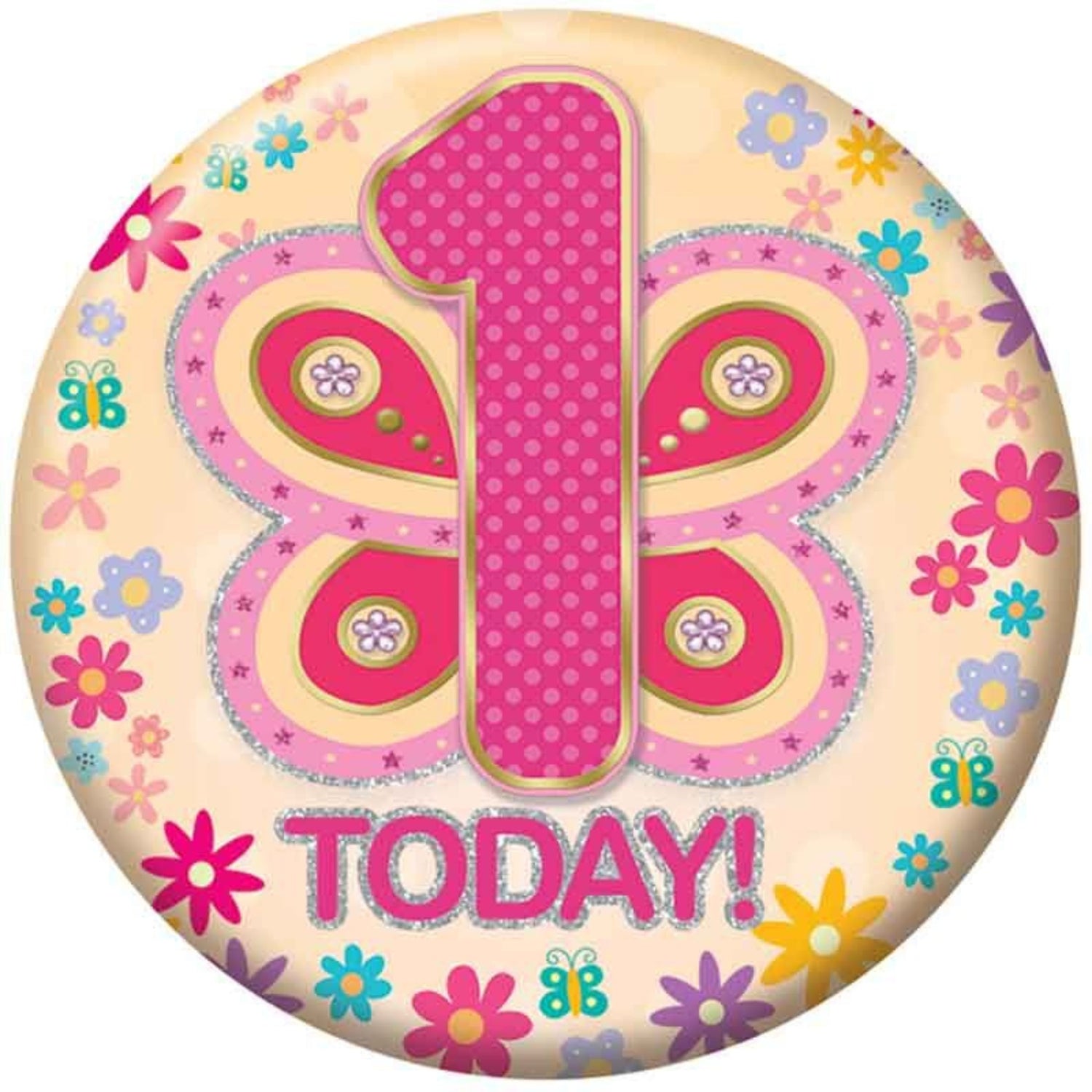1st Birthday Badges