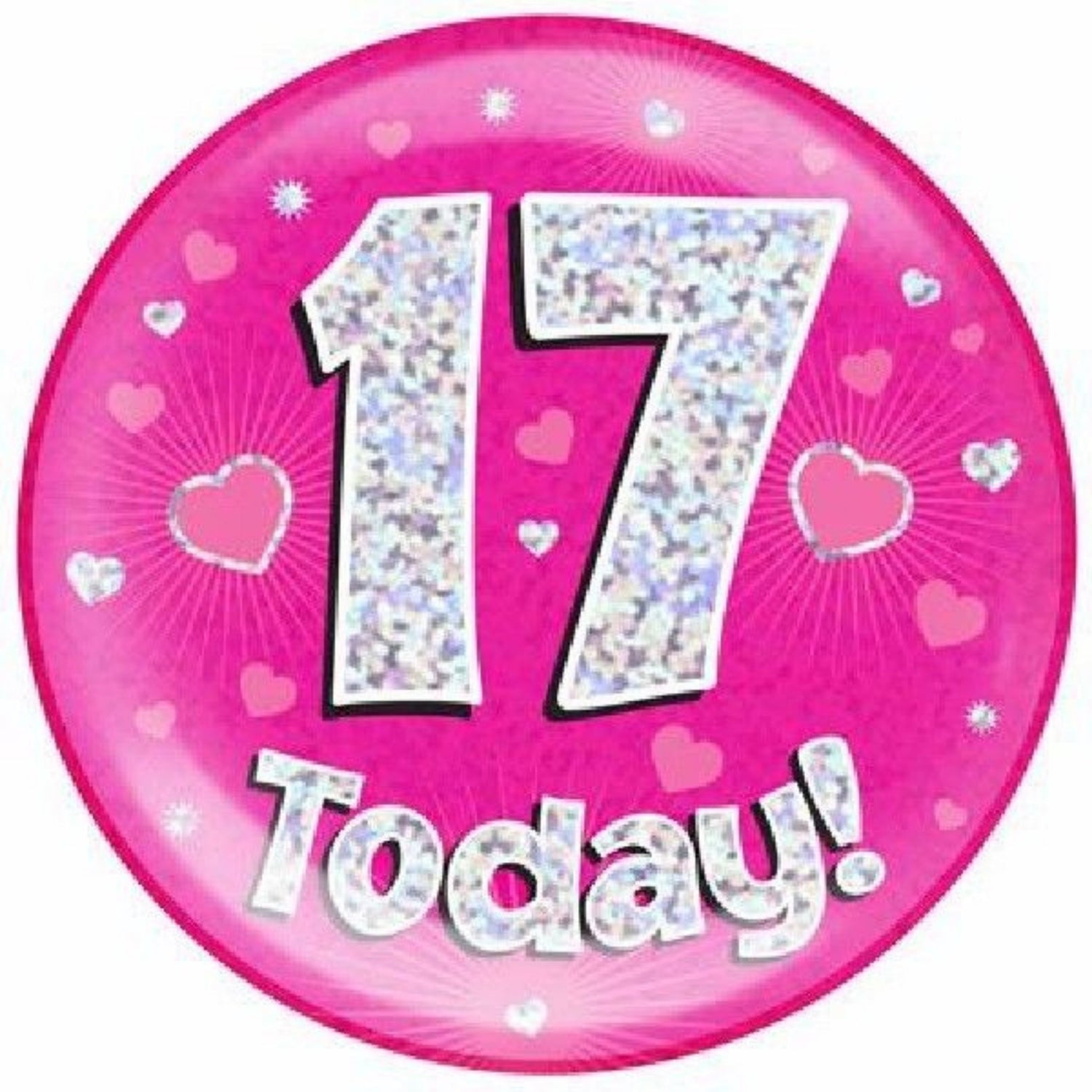 17th Birthday Badges