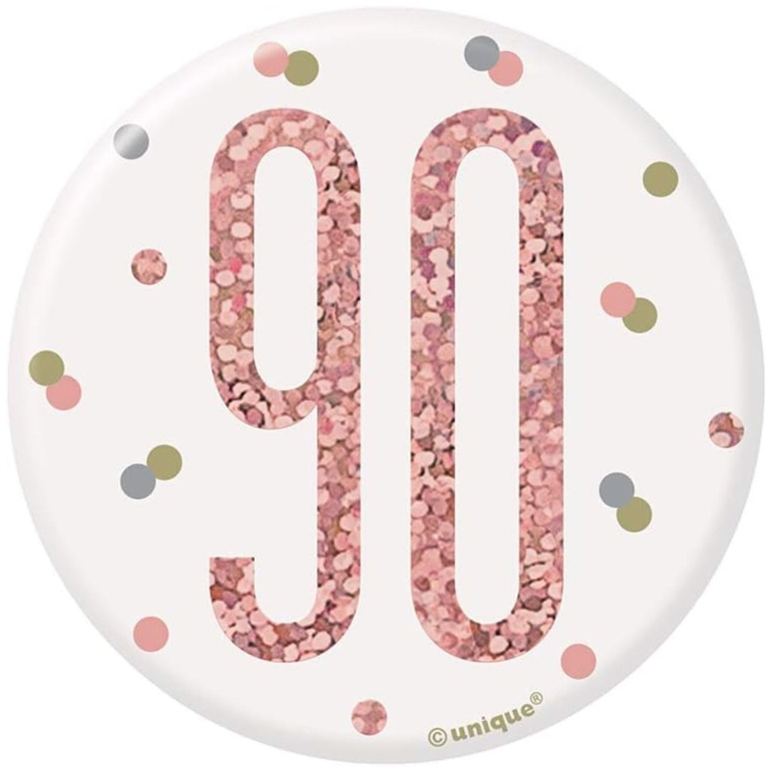90th Birthday Badges