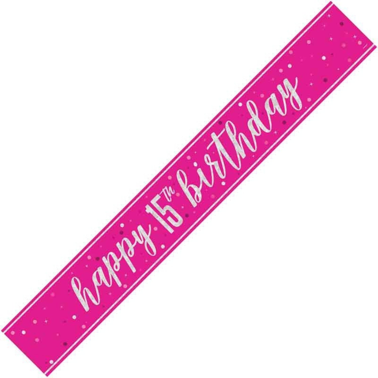 15th Birthday Banners