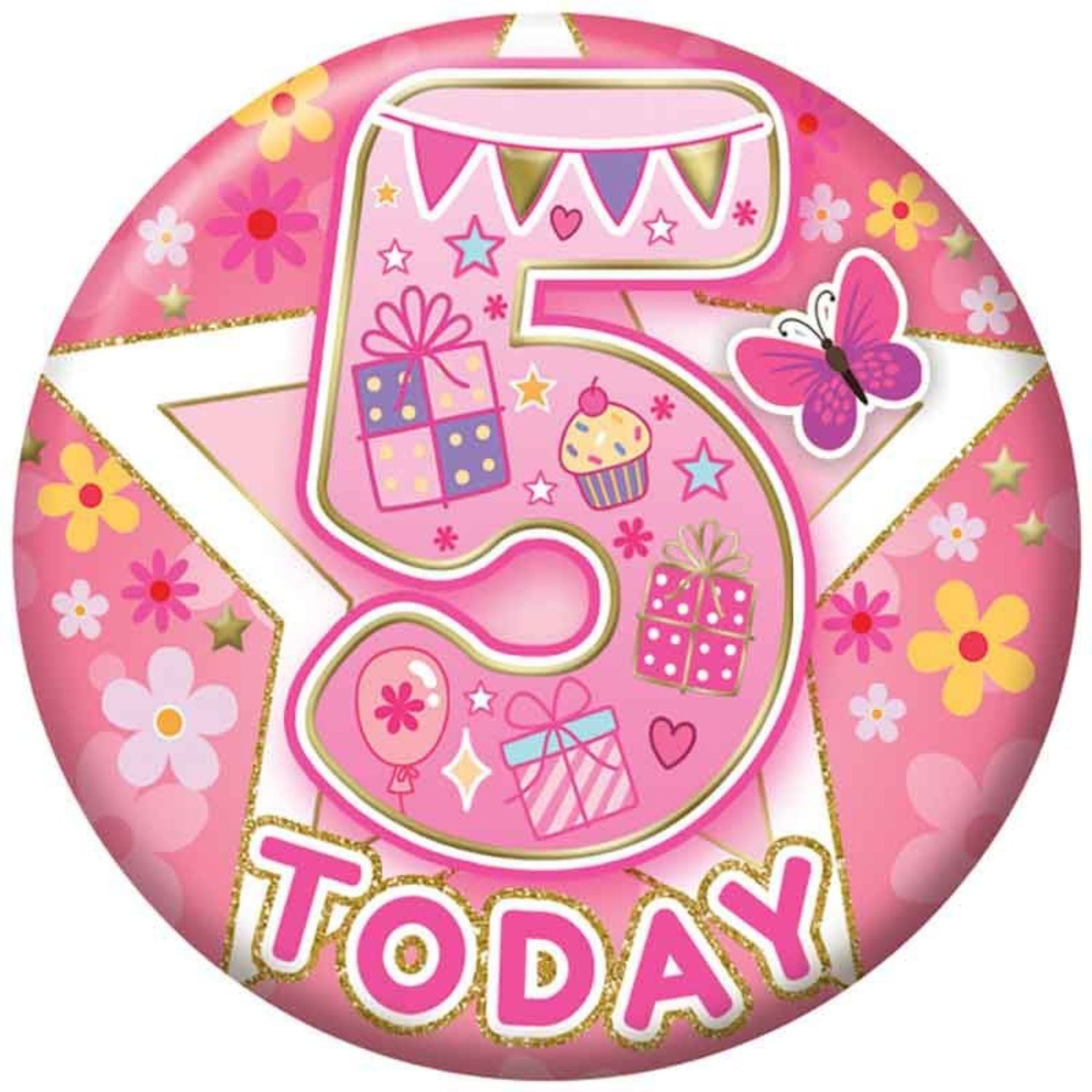 5th Birthday Badges