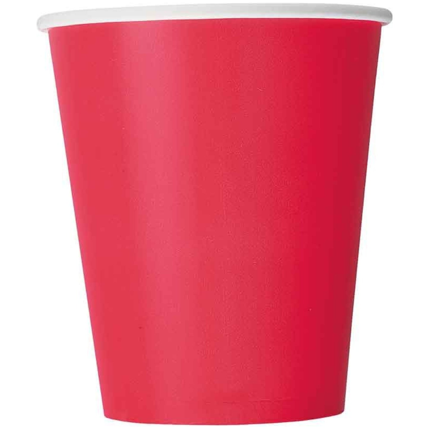 RUBY RED PAPER CUPS (266ml - 14 PACK)