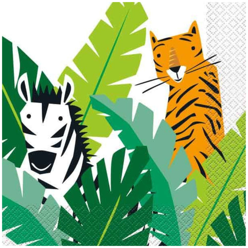 ANIMAL SAFARI NAPKINS (16 PACK)