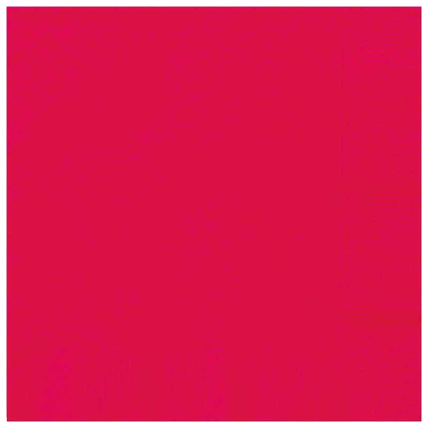 PLAIN RED NAPKINS (20 PACK)