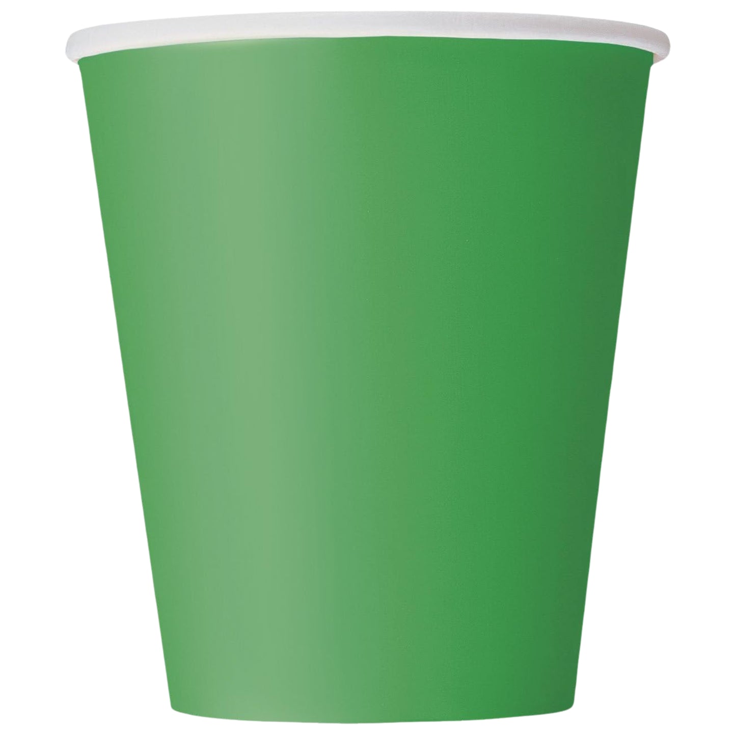 EMERALD GREEN PAPER CUPS (266ml - 14 PACK)