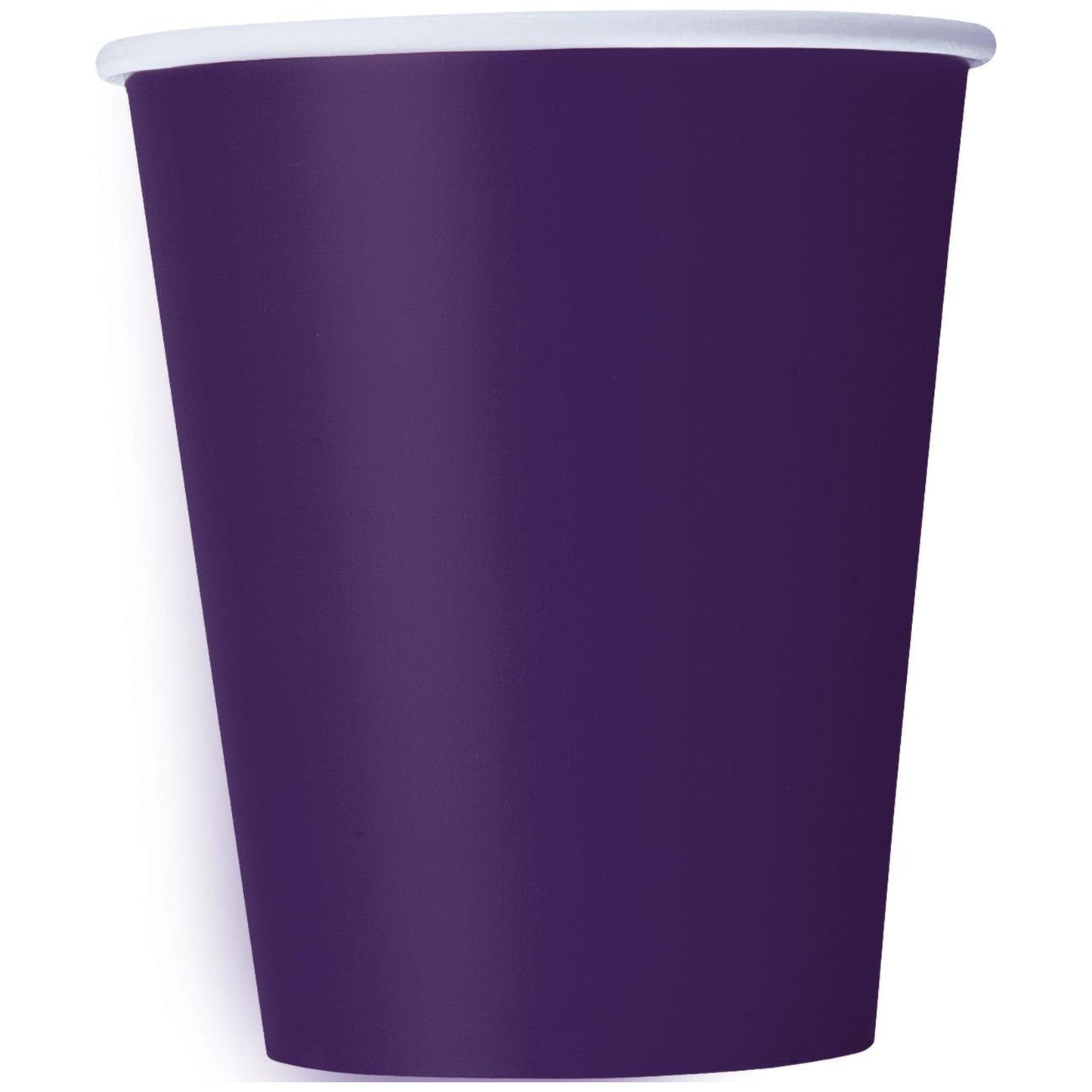 DEEP PURPLE PAPER CUPS (266ml - 14 PACK)