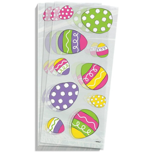 BRIGHT CELLOPHANE EASTER PARTY BAGS (20 PACK)