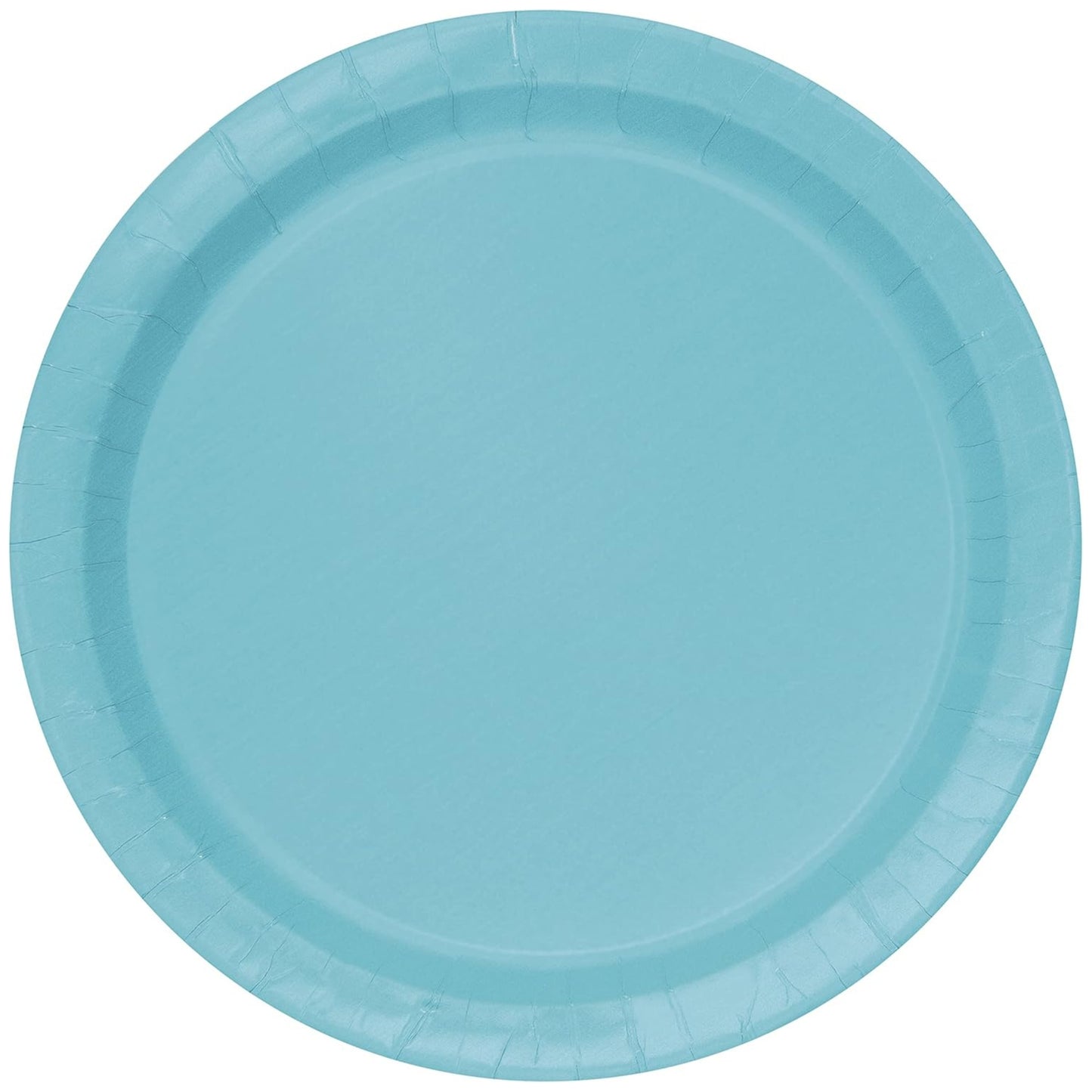 TERRIFIC TEAL ROUND PAPER PLATES (23cm - 8 PACK)