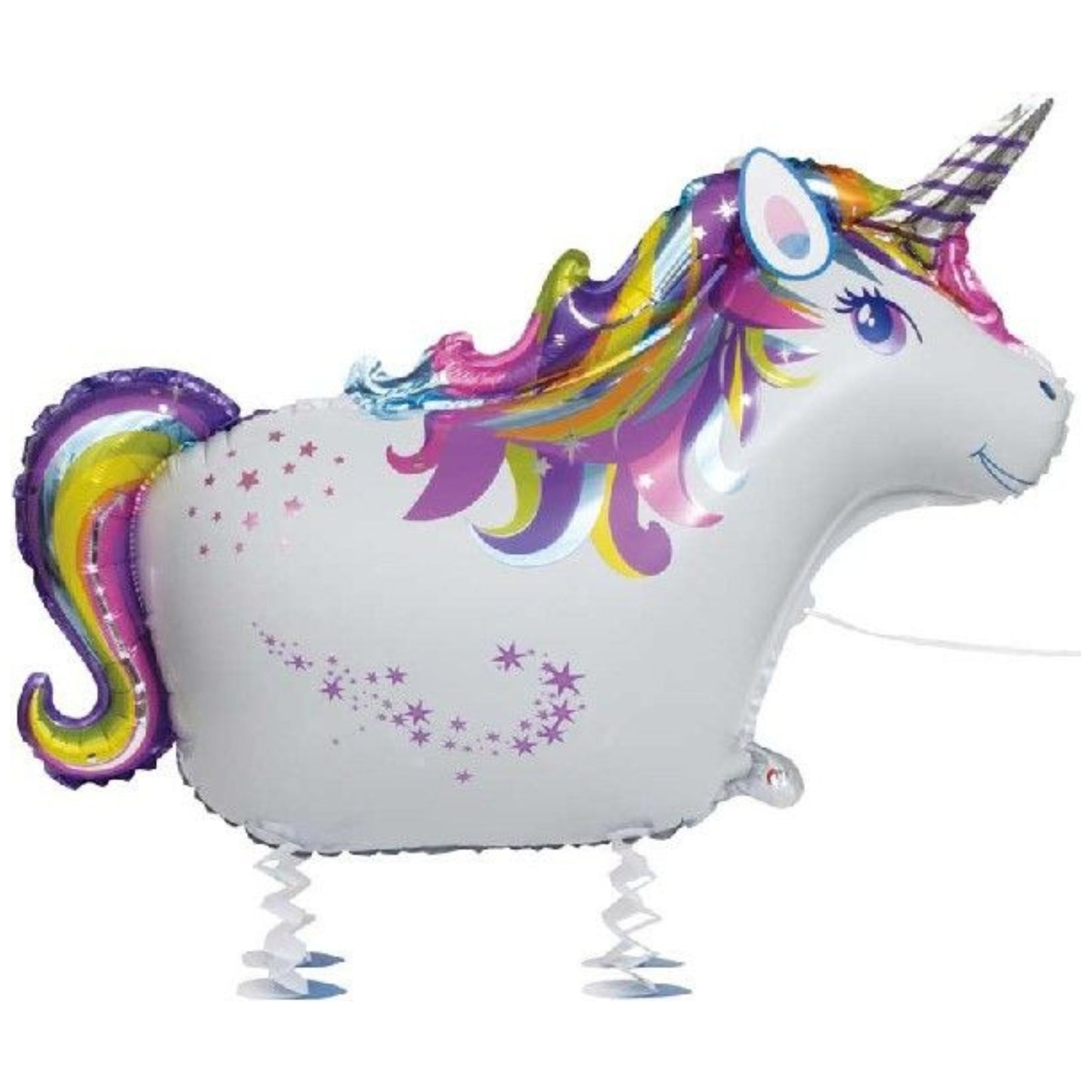 34"/ 86cm PET UNICORN WALKING SUPERSHAPE FOIL BALLOON