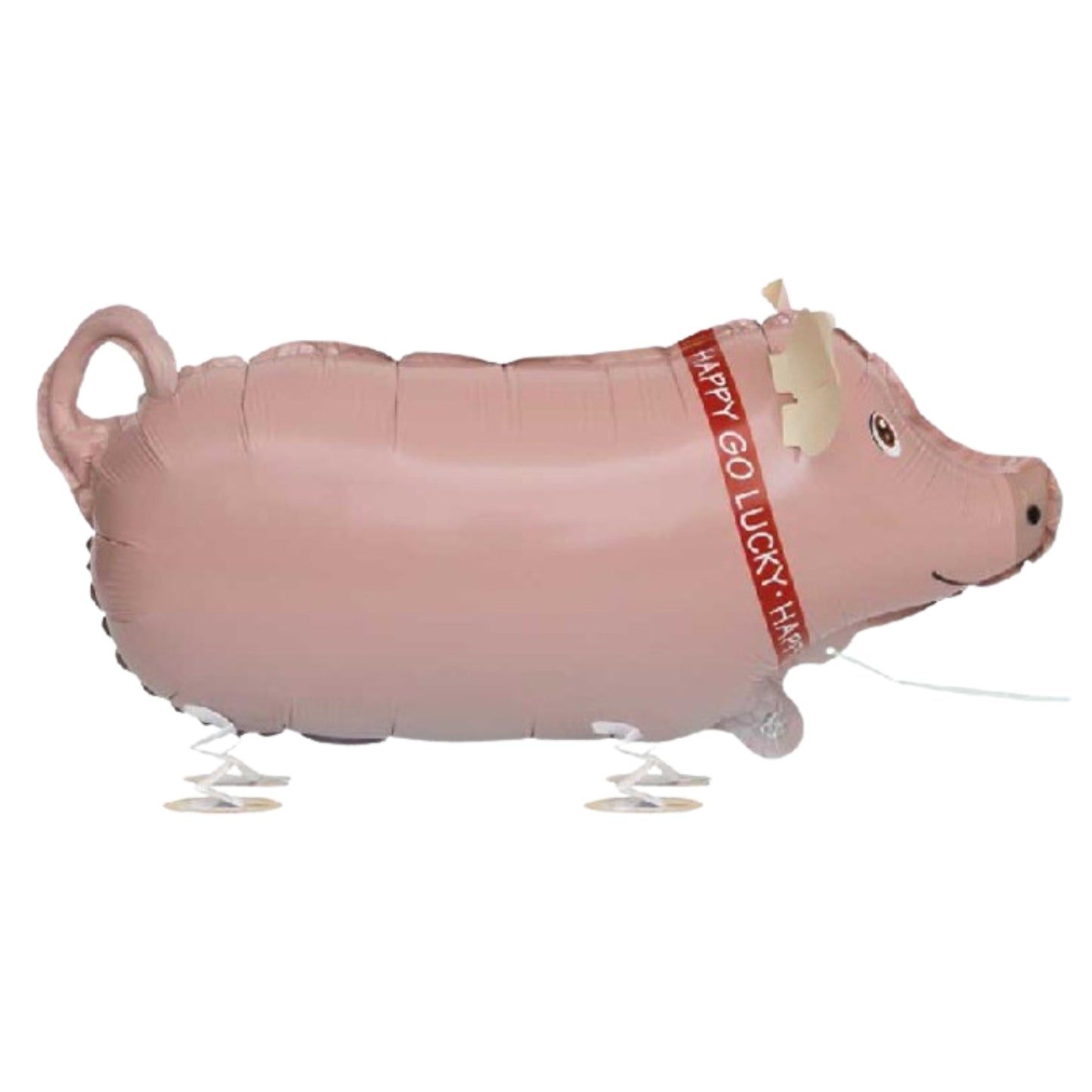 24"/ 61cm PET PIG WALKING SUPERSHAPE FOIL BALLOON
