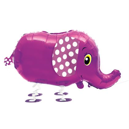 32"/ 81cm PET ELEPHANT WALKING SUPERSHAPE FOIL BALLOON