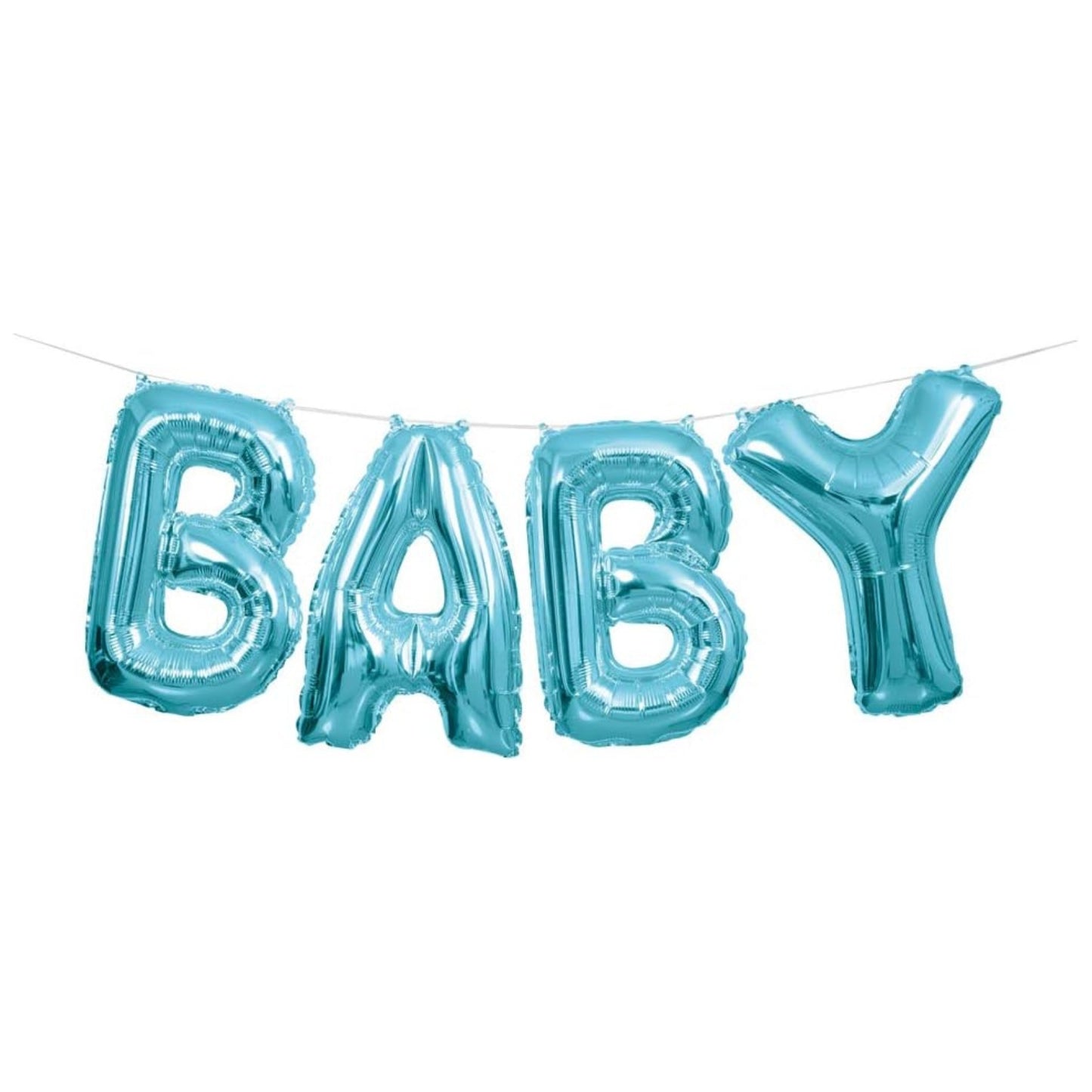 14"/ 36cm BLUE BABY AIR FILL FOIL BALLOON KIT