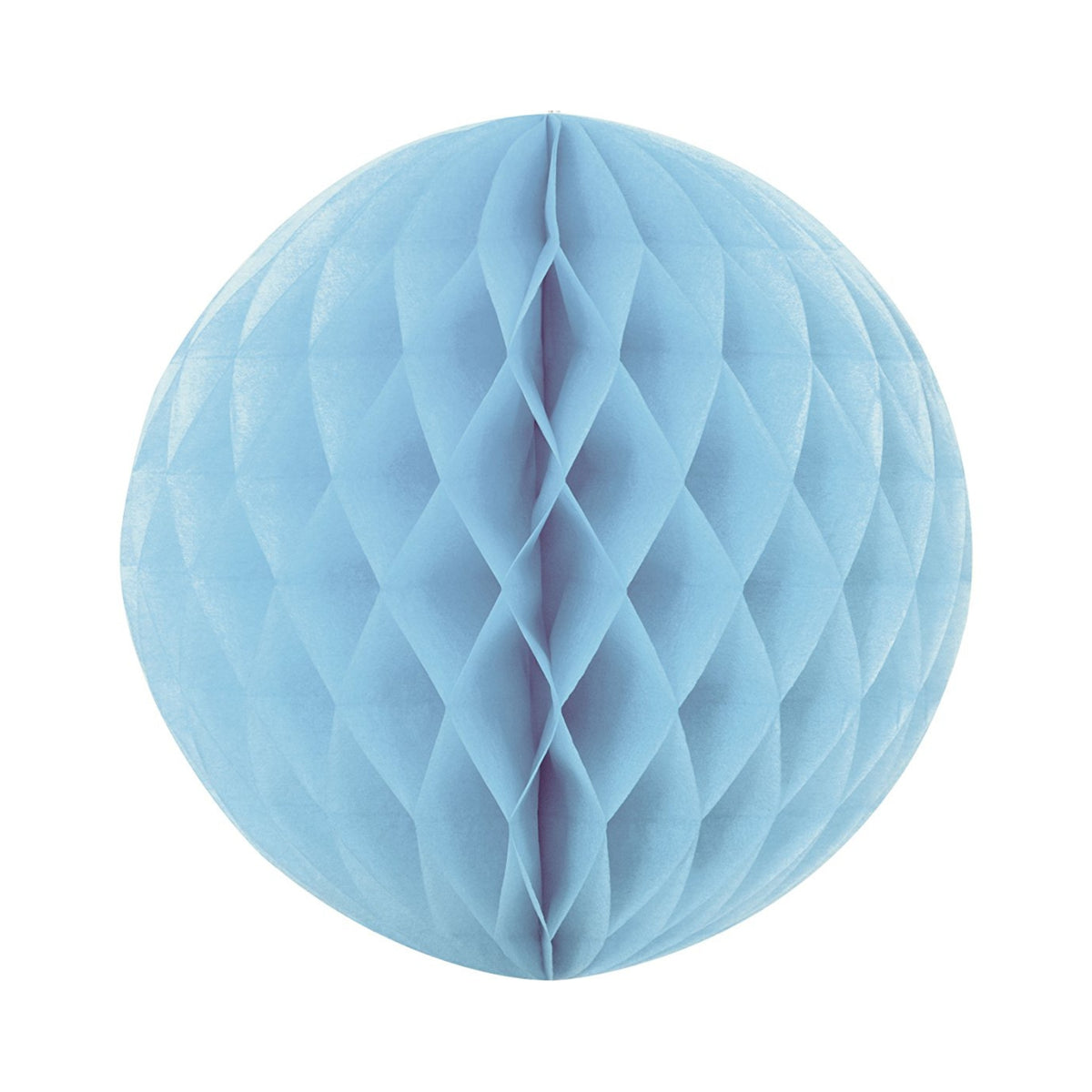 20cm POWDER BLUE HONEYCOMB BALL