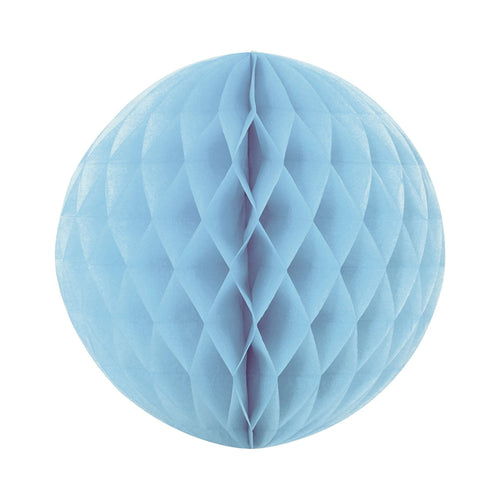 20cm POWDER BLUE HONEYCOMB BALL