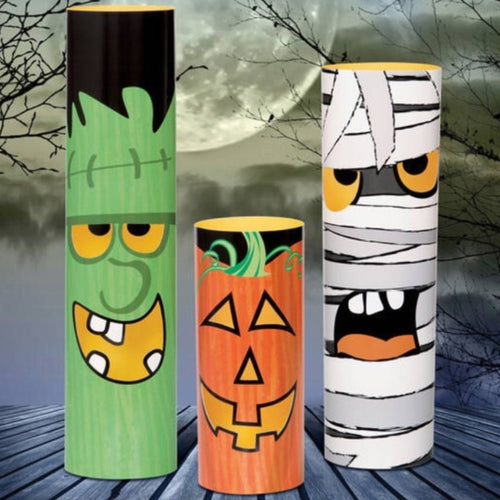 HALLOWEEN MONSTER CENTERPIECES (SET OF 3)