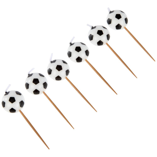 3"/ 7cm FOOTBALL PICK CANDLES