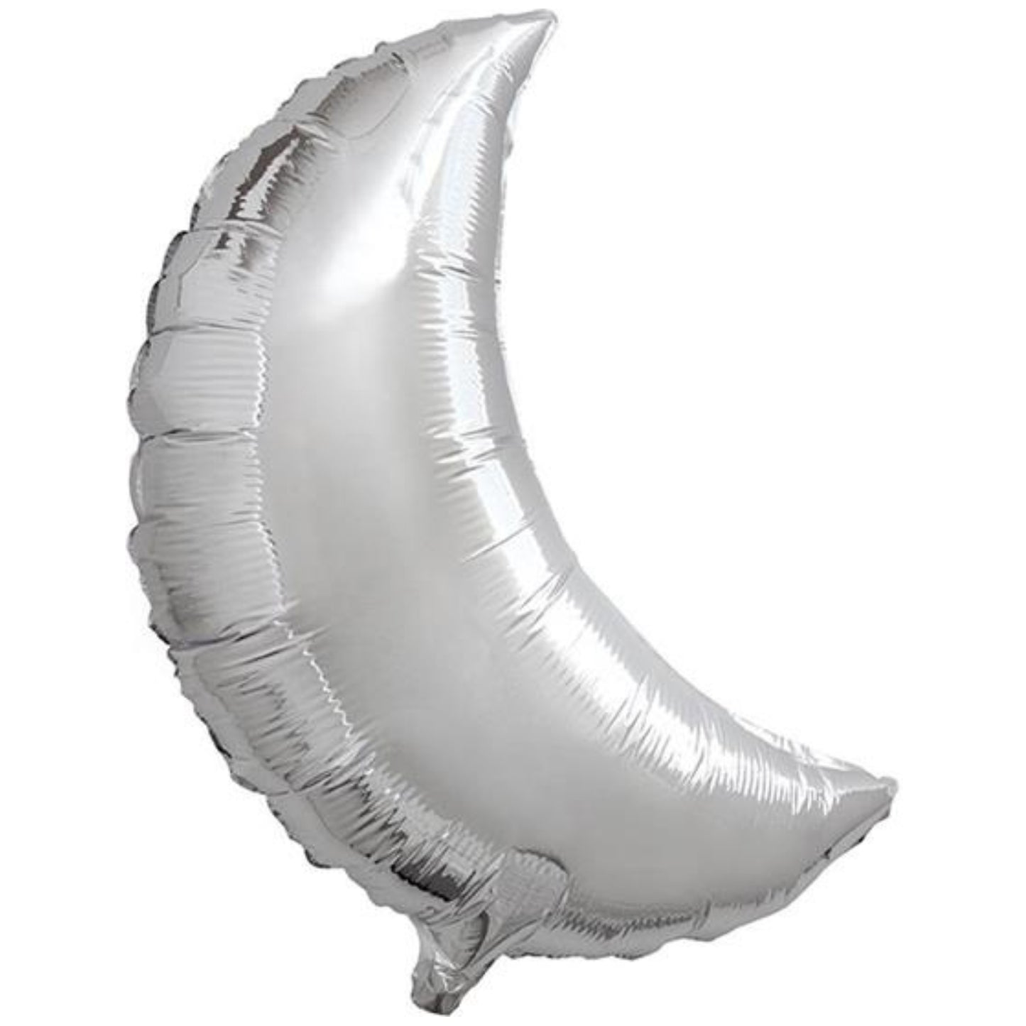 24"/ 61cm SILVER MOON SUPERSHAPE FOIL BALLOON