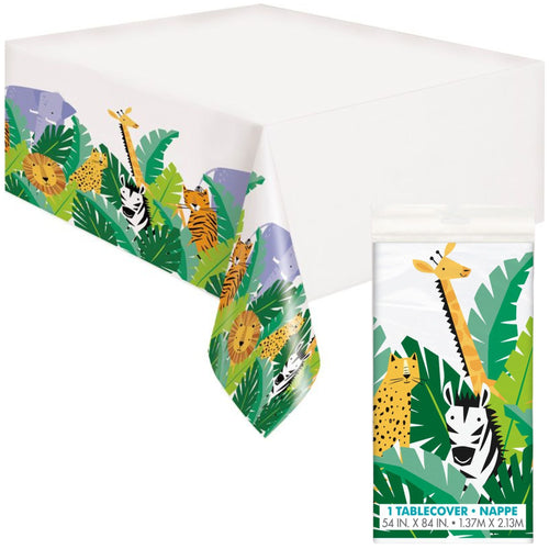 ANIMAL SAFARI TABLE COVER (54" x 84")