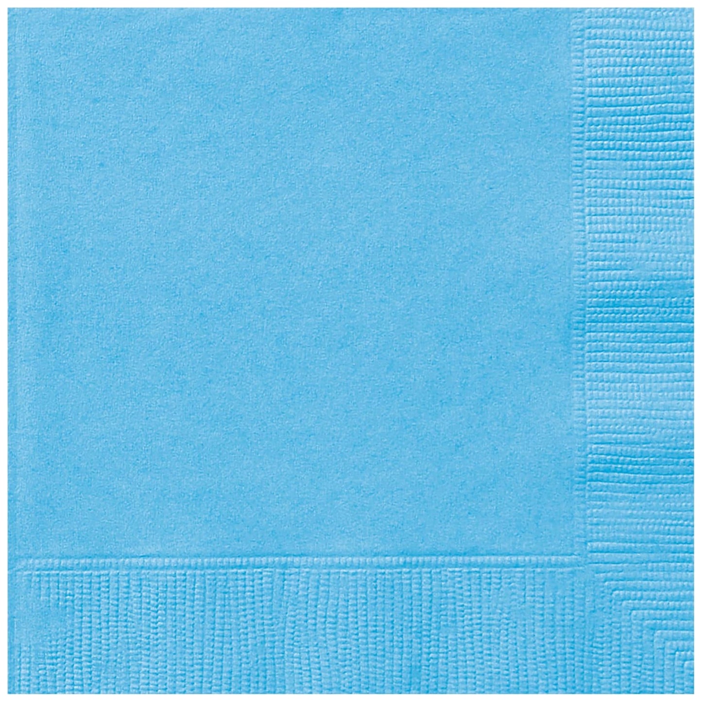 PALE POWDER BLUE LUNCHEON NAPKINS (17cm - 50 PACK)