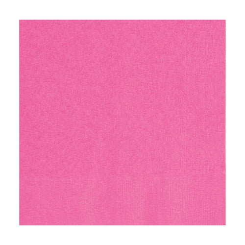 HOT PINK BEVERAGE NAPKINS (13cm - 20 PACK)