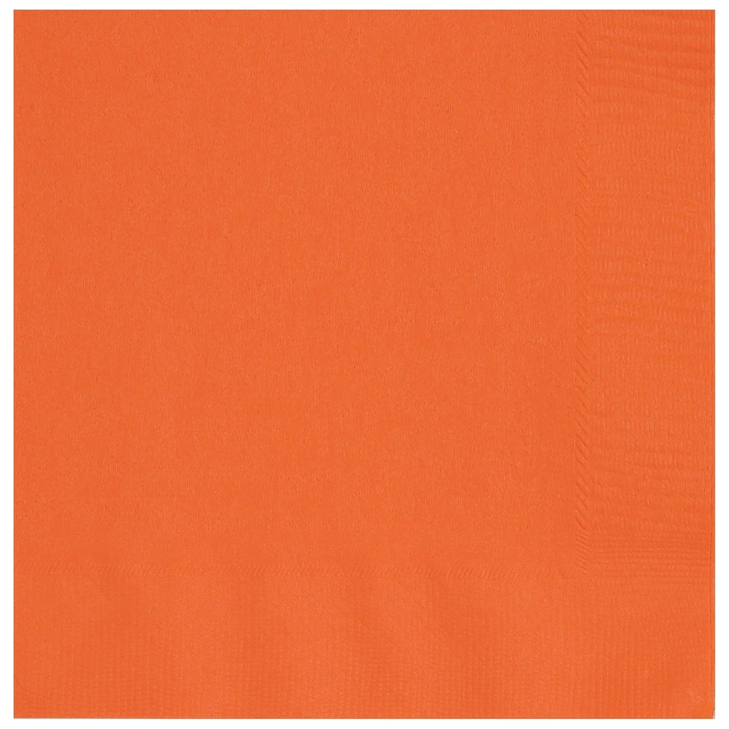PUMPKIN ORANGE LUNCHEON NAPKINS (17cm - 50 PACK)