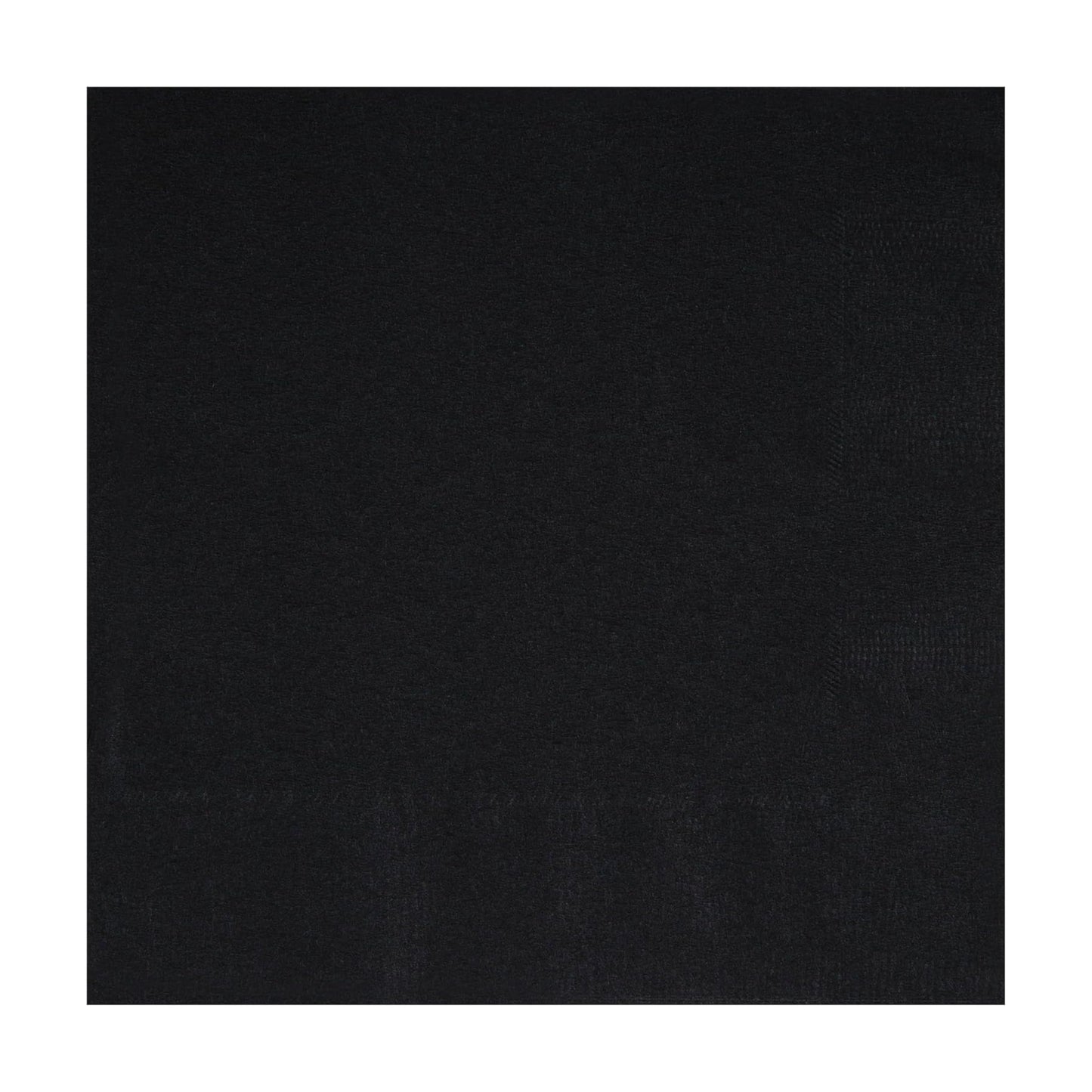MIDNIGHT BLACK BEVERAGE NAPKINS (13cm - 20 PACK)