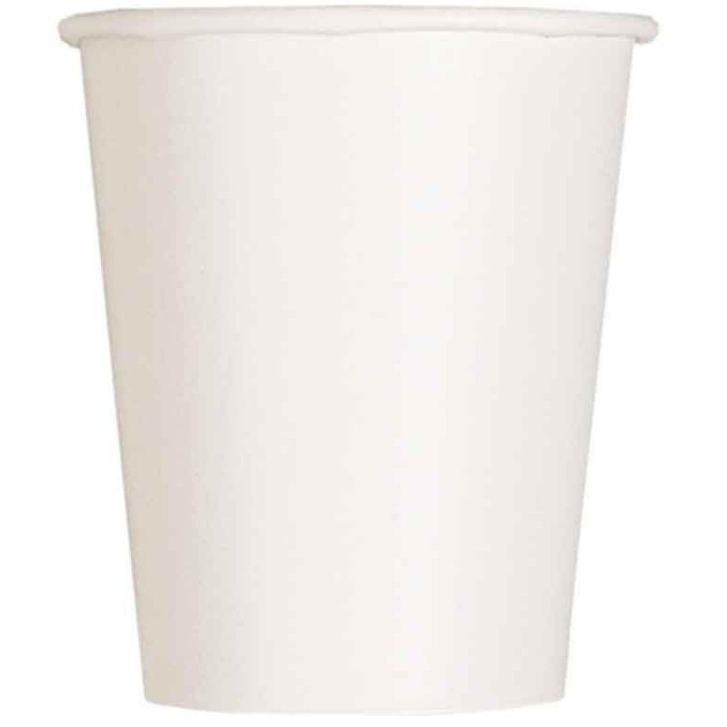 BRIGHT WHITE PAPER CUPS (266ml - 14 PACK)