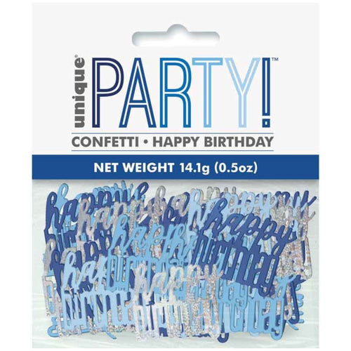 GLITZ BLUE HAPPY BIRTHDAY CONFETTI (14g)