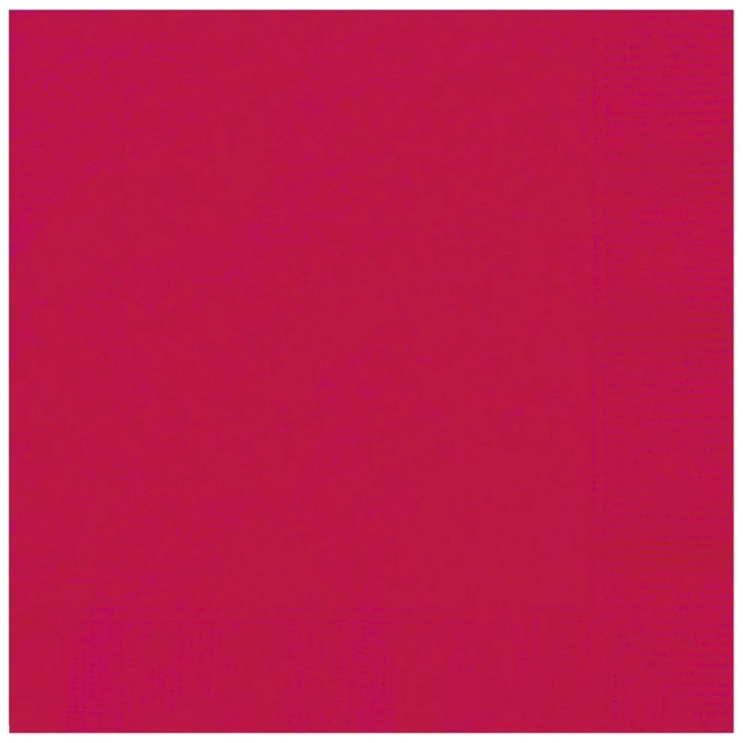 RUBY RED LUNCHEON NAPKINS (17cm - 20 PACK)