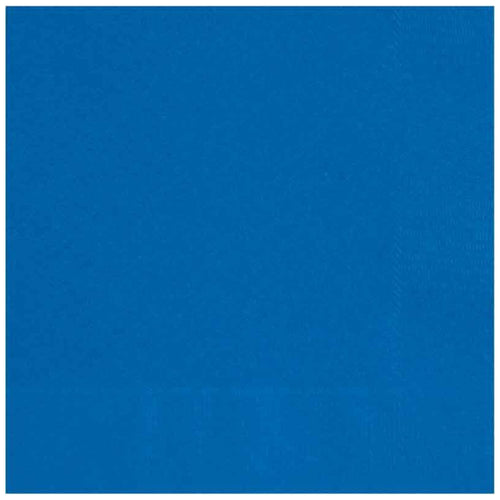 ROYAL BLUE LUNCHEON NAPKINS (17cm - 20 PACK)