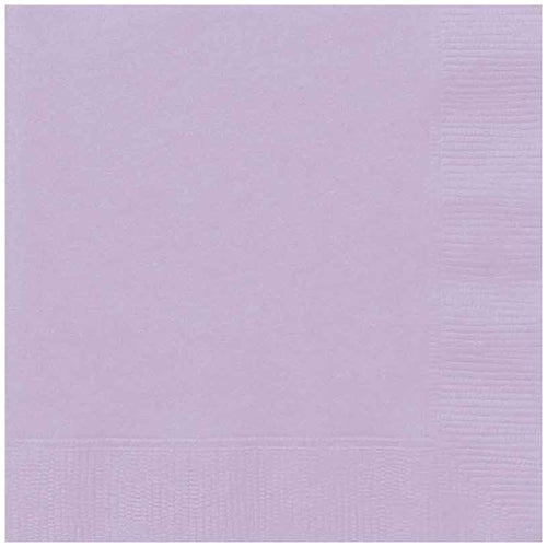 LUSH LAVENDAR LUNCHEON NAPKINS (17cm - 20 PACK)
